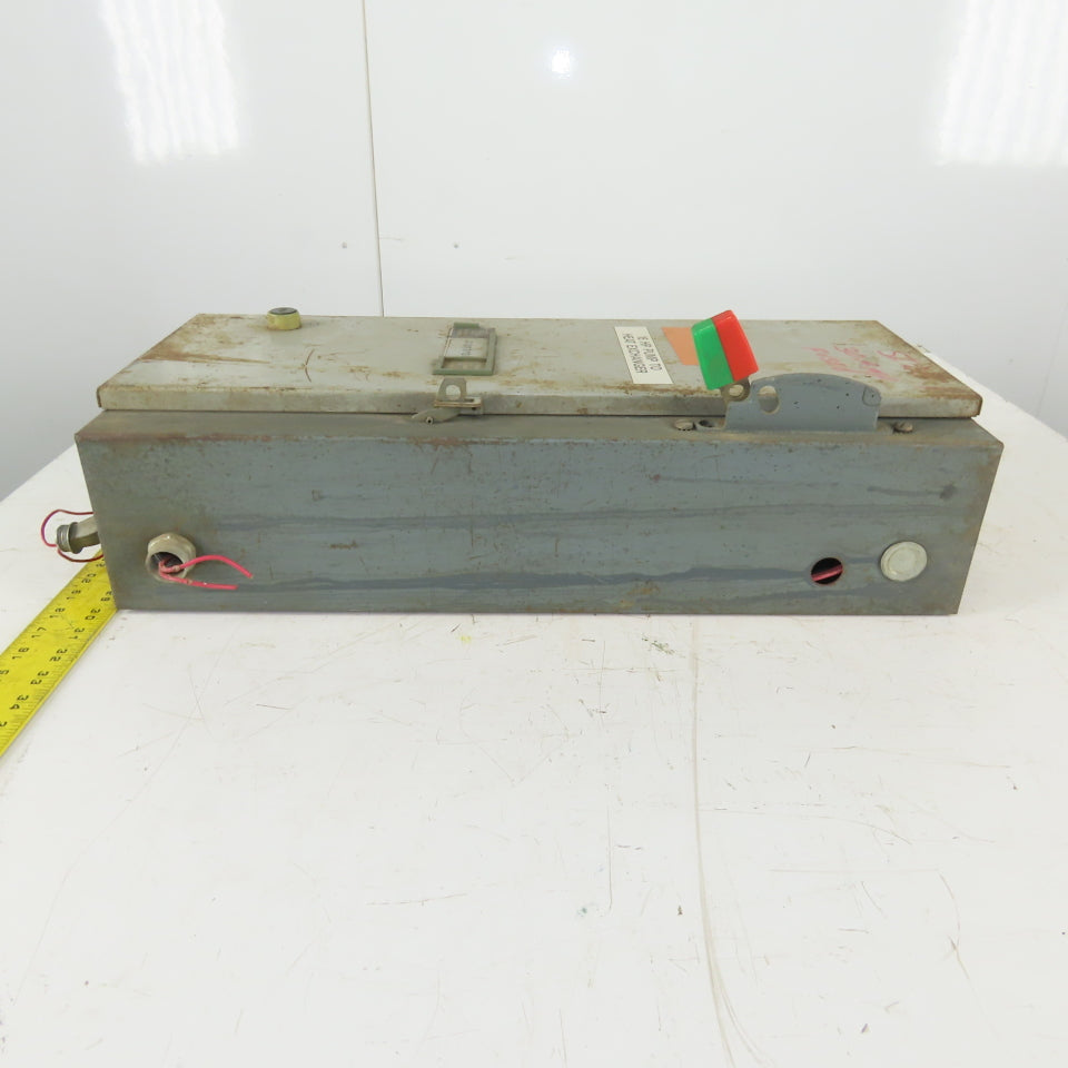 General Electric CR306C1 600V 10Hp 3Ph 3PSize 1 Combination Starter Disconnect