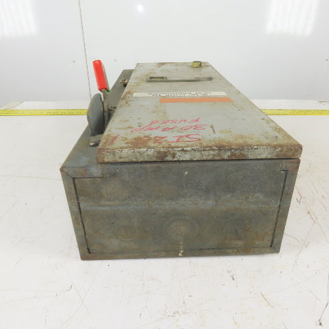 General Electric CR306C1 600V 10Hp 3Ph 3PSize 1 Combination Starter Disconnect