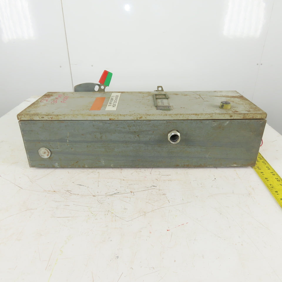 General Electric CR306C1 600V 10Hp 3Ph 3PSize 1 Combination Starter Disconnect