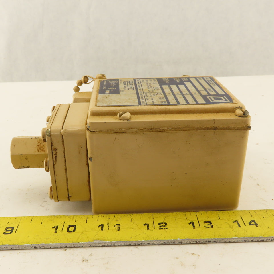 Square D Class 9012 Type GAW-25 Pressure Switch 3-150 PSI 600V