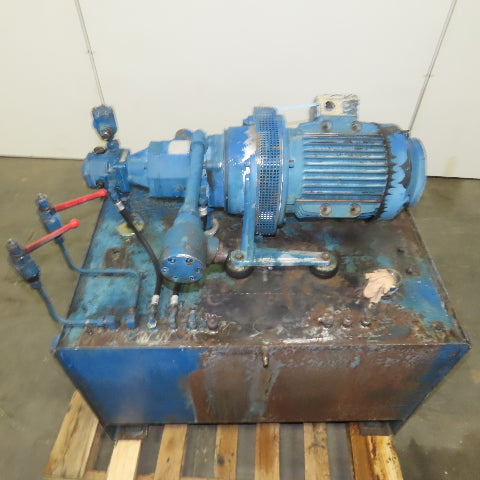 Vickers VVA40/10 Multiple Vane Pump 5.5kW 380/220V Hydraulic Unit 75 USG