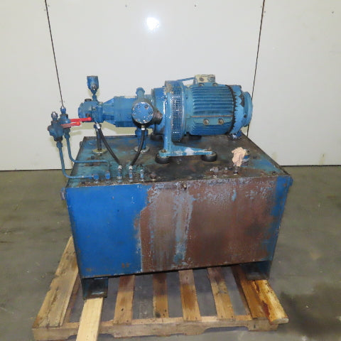Vickers VVA40/10 Multiple Vane Pump 5.5kW 380/220V Hydraulic Unit 75 USG