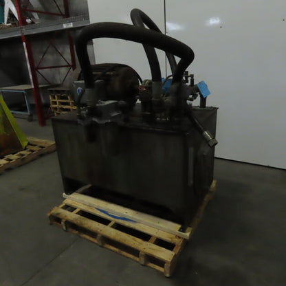 Vickers PVB29RS20 Axial Piston Pump Hydraulic Power Unit 96 Gallon 208-460V