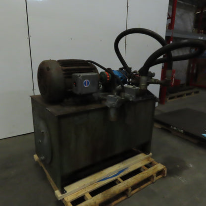 Vickers PVB29RS20 Axial Piston Pump Hydraulic Power Unit 96 Gallon 208-460V