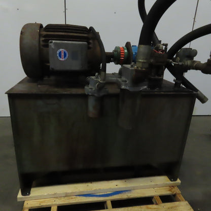 Vickers PVB29RS20 Axial Piston Pump Hydraulic Power Unit 96 Gallon 208-460V