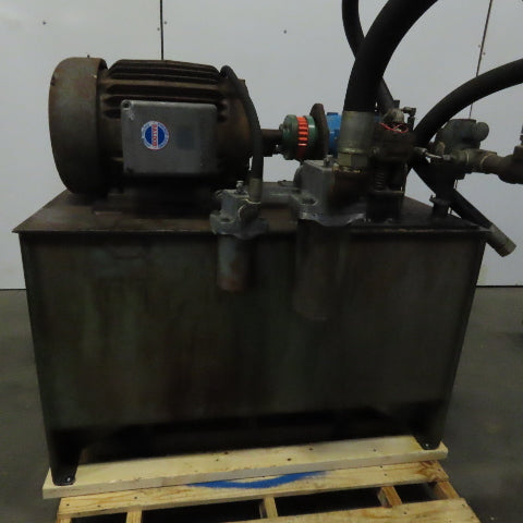 Vickers PVB29RS20 Axial Piston Pump Hydraulic Power Unit 96 Gallon 208-460V