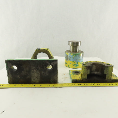 Hydraulic Cylinder Rod End Die Horn Split Coupling Nut Attachment For 3"-12 Rod