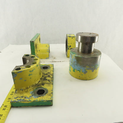 Hydraulic Cylinder Rod End Die Horn Split Coupling Nut Attachment For 3"-12 Rod