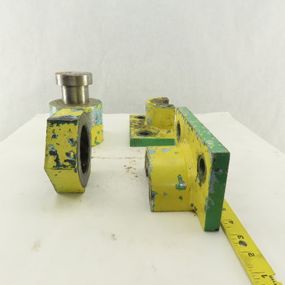 Hydraulic Cylinder Rod End Die Horn Split Coupling Nut Attachment For 3"-12 Rod