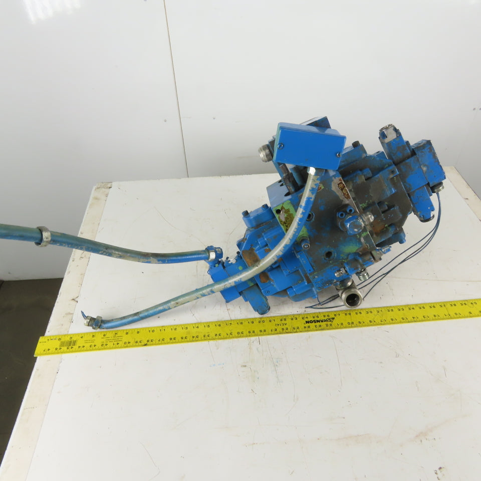 Rexroth Hydraulic Directional Valve Manifold Block Assembly 24V Coil