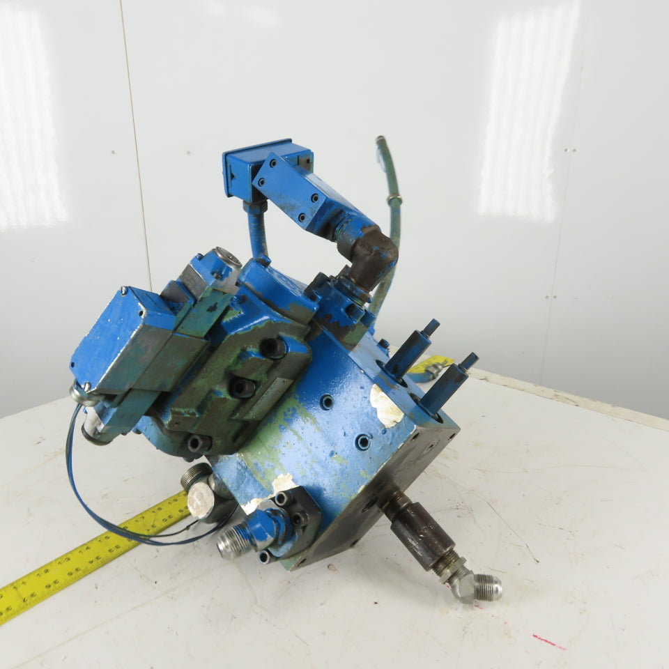 Rexroth Hydraulic Directional Valve Manifold Block Assembly 24V Coil