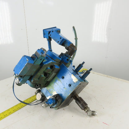 Rexroth Hydraulic Directional Valve Manifold Block Assembly 24V Coil