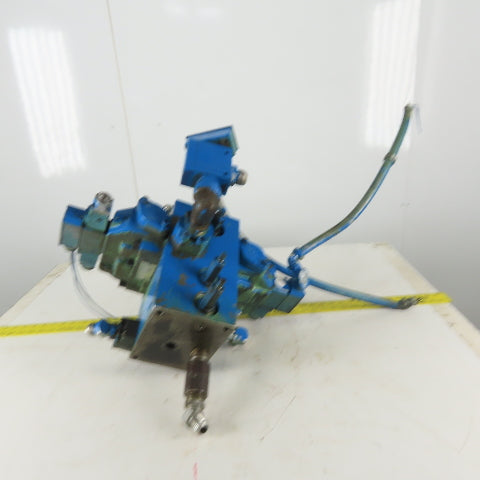 Rexroth Hydraulic Directional Valve Manifold Block Assembly 24V Coil