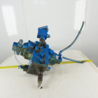Rexroth Hydraulic Directional Valve Manifold Block Assembly 24V Coil