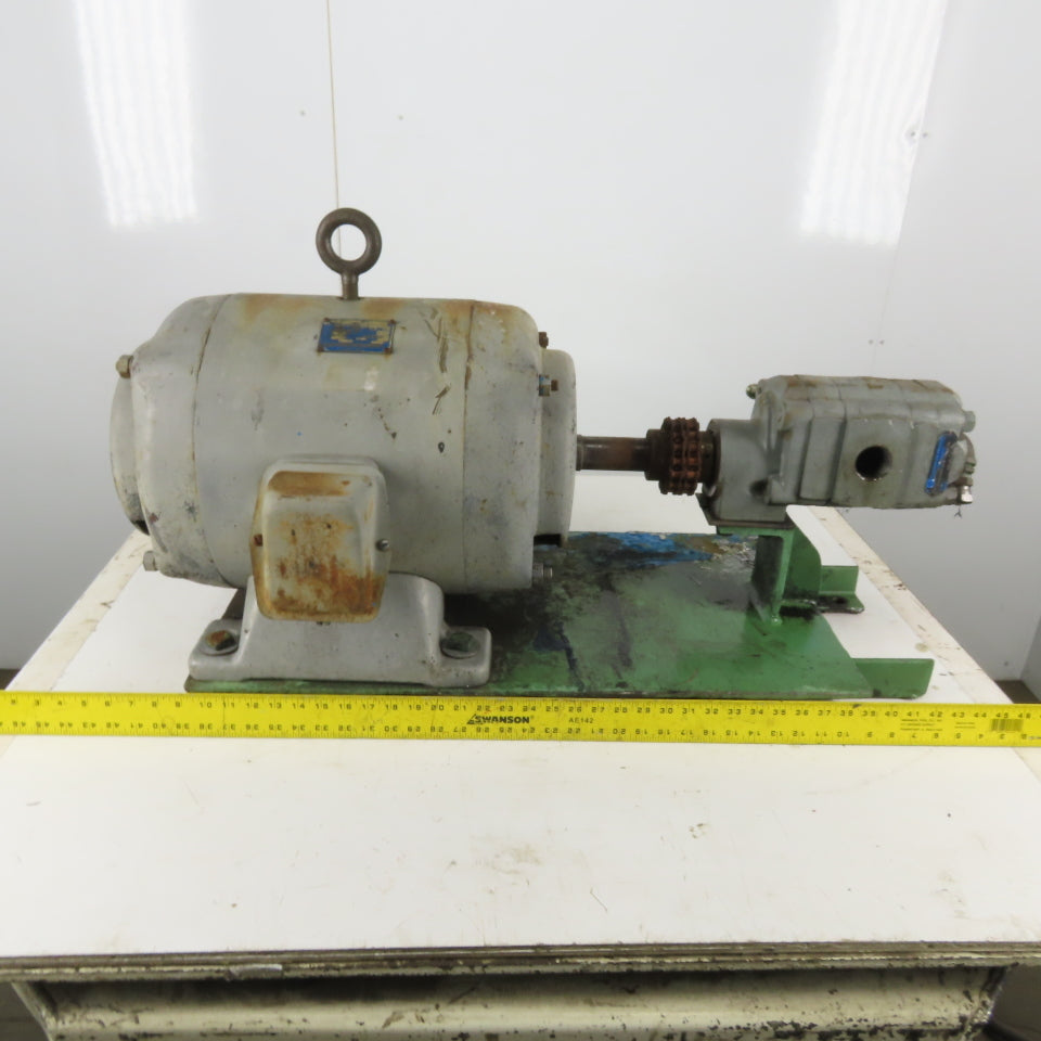 Master P25A100 Commercial Intertech 10Hp 220/440V Packaged Motor Gear Pump