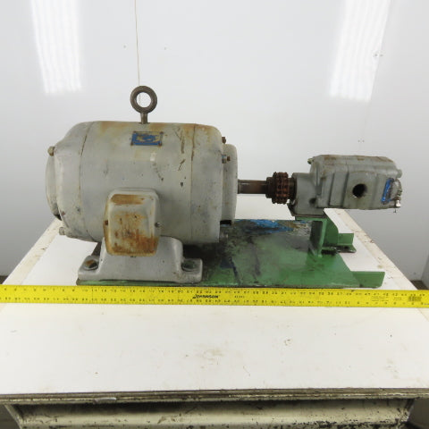 Master P25A100 Commercial Intertech 10Hp 220/440V Packaged Motor Gear Pump