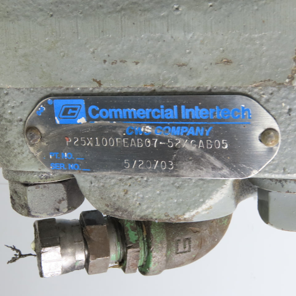 Master P25A100 Commercial Intertech 10Hp 220/440V Packaged Motor Gear Pump