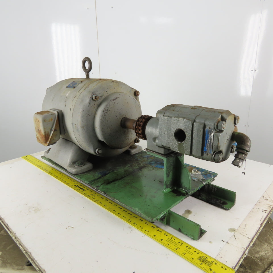 Master P25A100 Commercial Intertech 10Hp 220/440V Packaged Motor Gear Pump