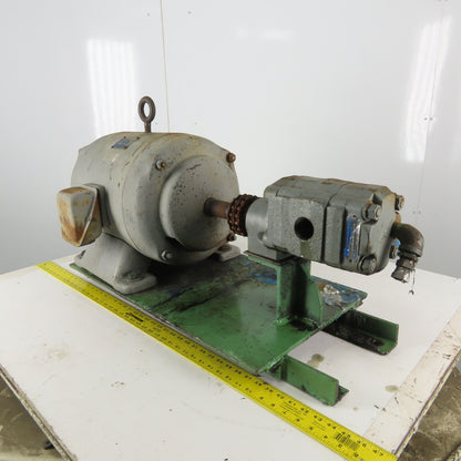 Master P25A100 Commercial Intertech 10Hp 220/440V Packaged Motor Gear Pump