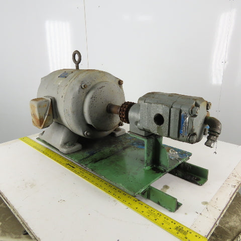 Master P25A100 Commercial Intertech 10Hp 220/440V Packaged Motor Gear Pump
