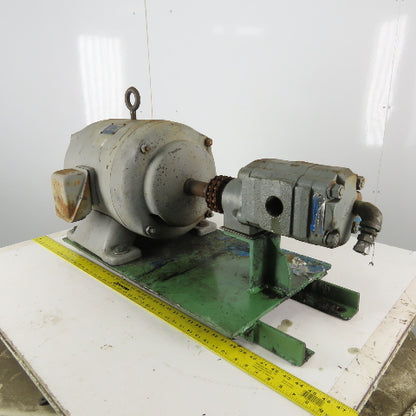Master P25A100 Commercial Intertech 10Hp 220/440V Packaged Motor Gear Pump