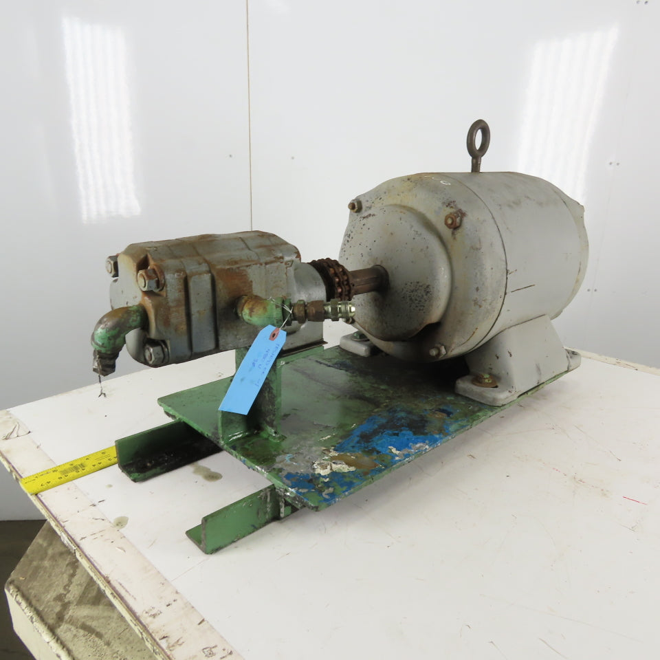 Master P25A100 Commercial Intertech 10Hp 220/440V Packaged Motor Gear Pump