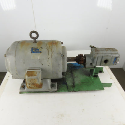 Master P25A100 Commercial Intertech 10Hp 220/440V Packaged Motor Gear Pump