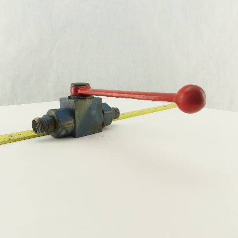 Hydraulic Block Shut Off Ball Valve 1/4 Port