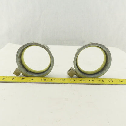 Raco 3" Insulated Ground Lug Bushing Nut Lot Of 2