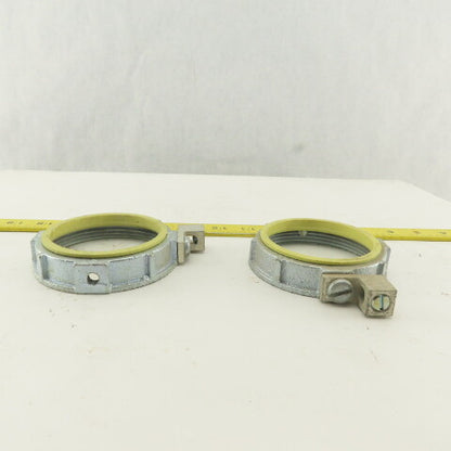 Raco 3" Insulated Ground Lug Bushing Nut Lot Of 2