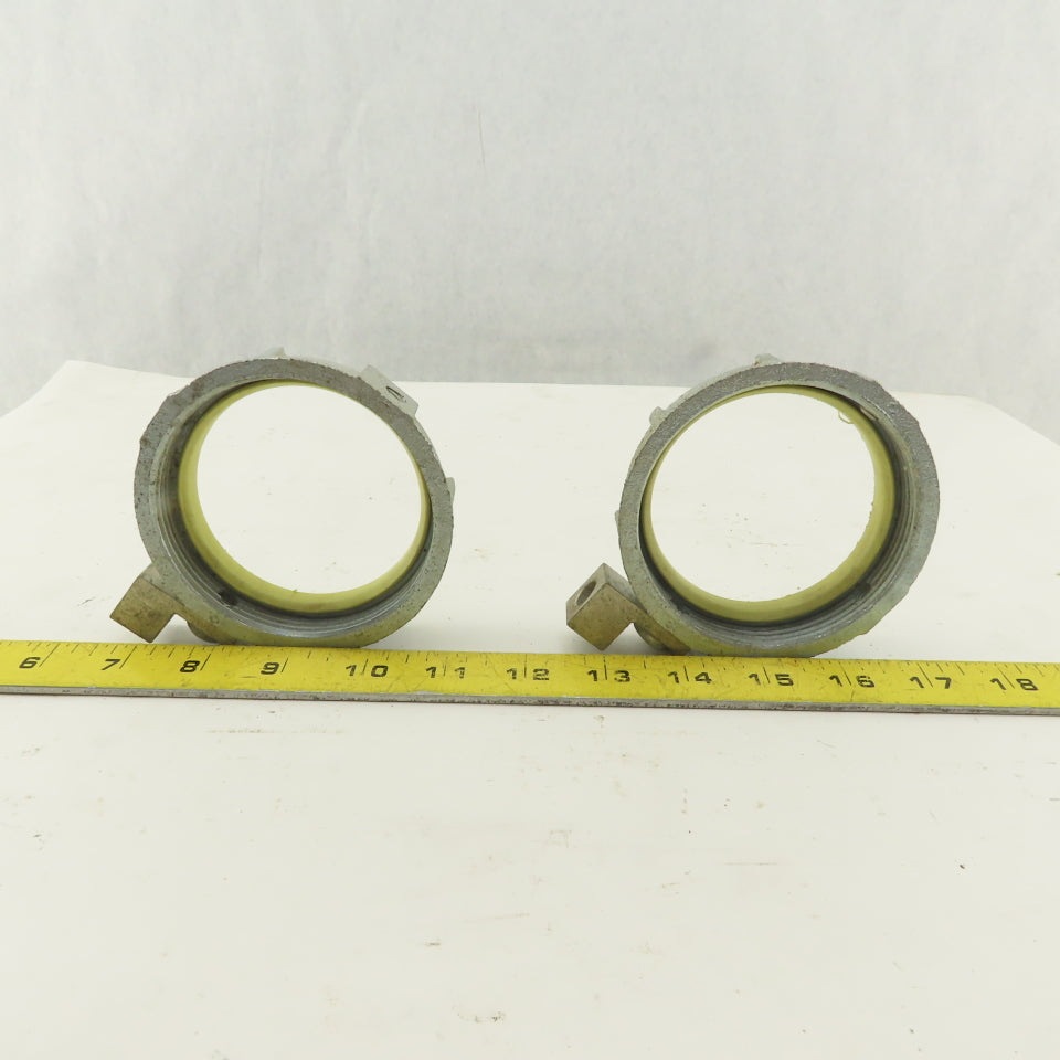 Raco 3" Insulated Ground Lug Bushing Nut Lot Of 2