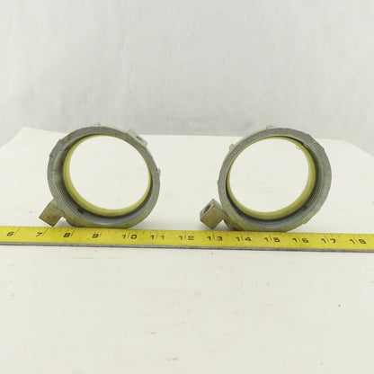 Raco 3" Insulated Ground Lug Bushing Nut Lot Of 2