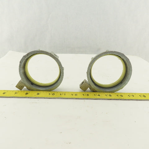 Raco 3" Insulated Ground Lug Bushing Nut Lot Of 2