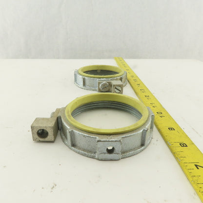 Raco 3" Insulated Ground Lug Bushing Nut Lot Of 2
