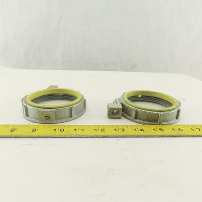 Raco 3" Insulated Ground Lug Bushing Nut Lot Of 2