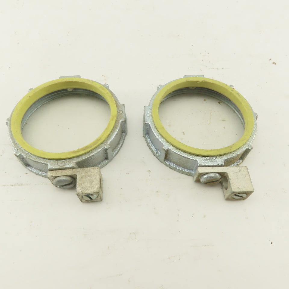 Raco 3" Insulated Ground Lug Bushing Nut Lot Of 2