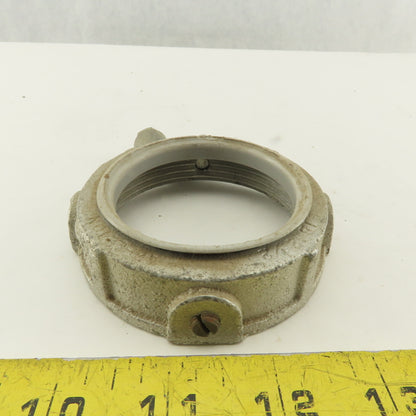 Appleton 2-1/2" Galvanized Ground Lug Conduit Bushing Nut Lot OF 11