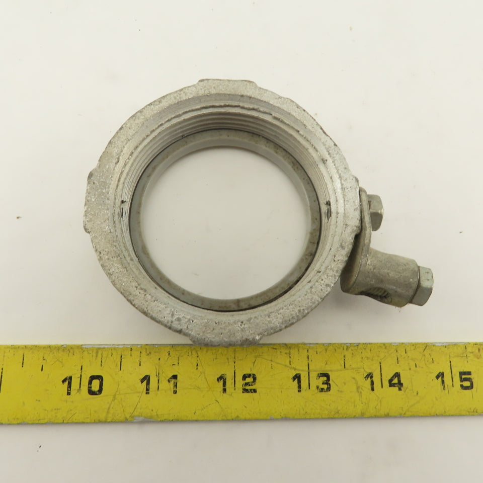 Appleton 2-1/2" Galvanized Ground Lug Conduit Bushing Nut Lot OF 11
