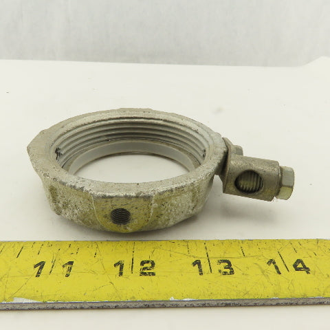 Appleton 2-1/2" Galvanized Ground Lug Conduit Bushing Nut Lot OF 11
