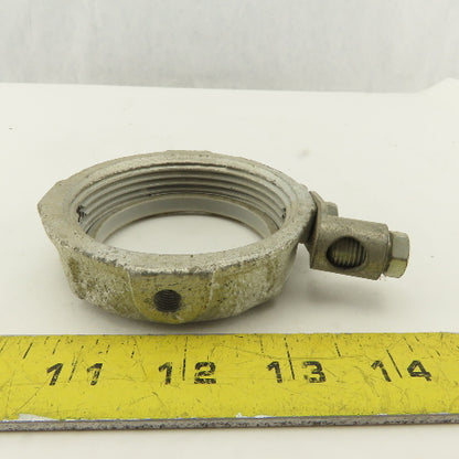Appleton 2-1/2" Galvanized Ground Lug Conduit Bushing Nut Lot OF 11