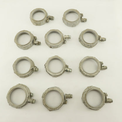 Appleton 2-1/2" Galvanized Ground Lug Conduit Bushing Nut Lot OF 11
