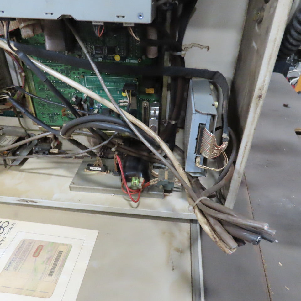 Mitsubishi LC20BP Laser Processing Machine Operator Controls Monitor
