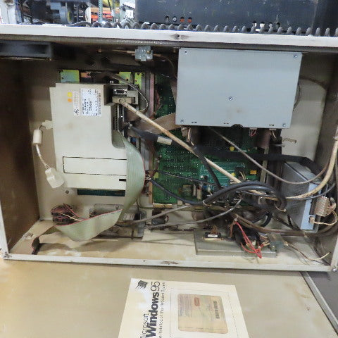 Mitsubishi LC20BP Laser Processing Machine Operator Controls Monitor