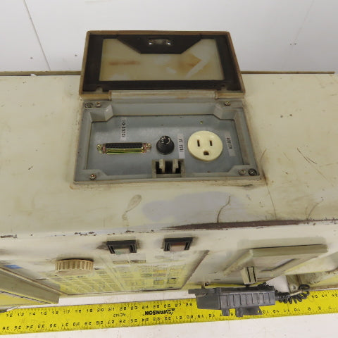 Mitsubishi LC20BP Laser Processing Machine Operator Controls Monitor