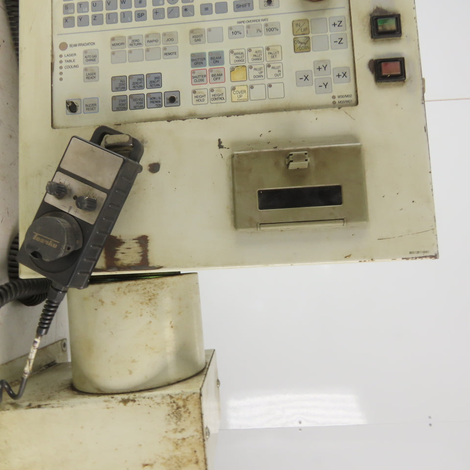 Mitsubishi LC20BP Laser Processing Machine Operator Controls Monitor