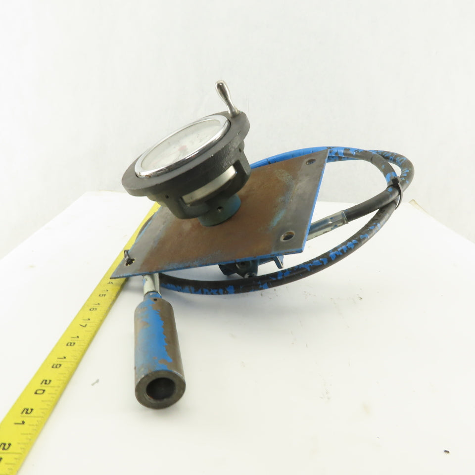 Cincinnati Autoshape 135 AS Front Mounted Operator Back Gage Crank Adjuster