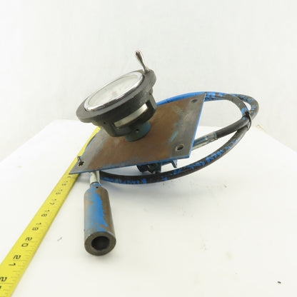 Cincinnati Autoshape 135 AS Front Mounted Operator Back Gage Crank Adjuster