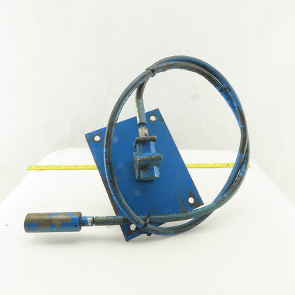 Cincinnati Autoshape 135 AS Front Mounted Operator Back Gage Crank Adjuster