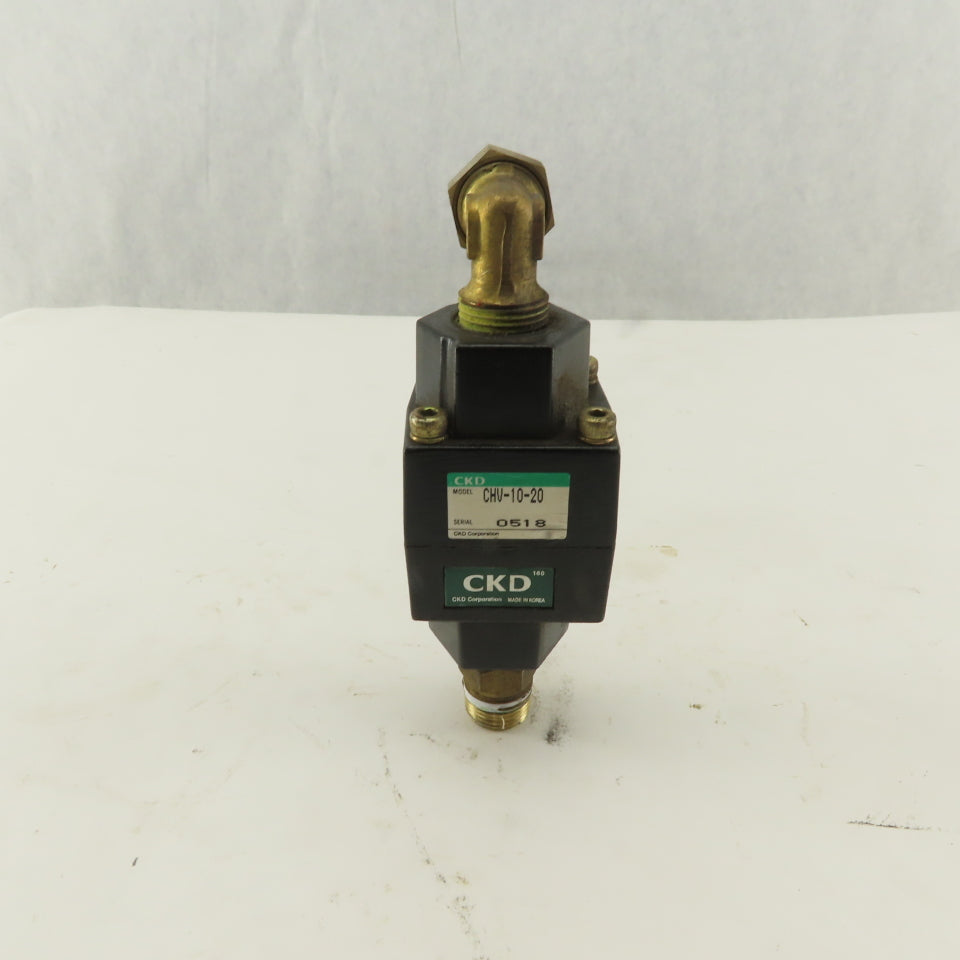 CKD CHV-10-20 3/8 NPT Pneumatic Aluminum Body Check Valve