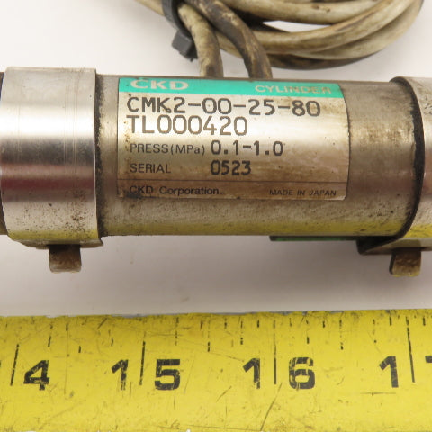 CKD CMK2-00-25-80 80mm Stroke Pneumatic Toggle Clamp Assembly